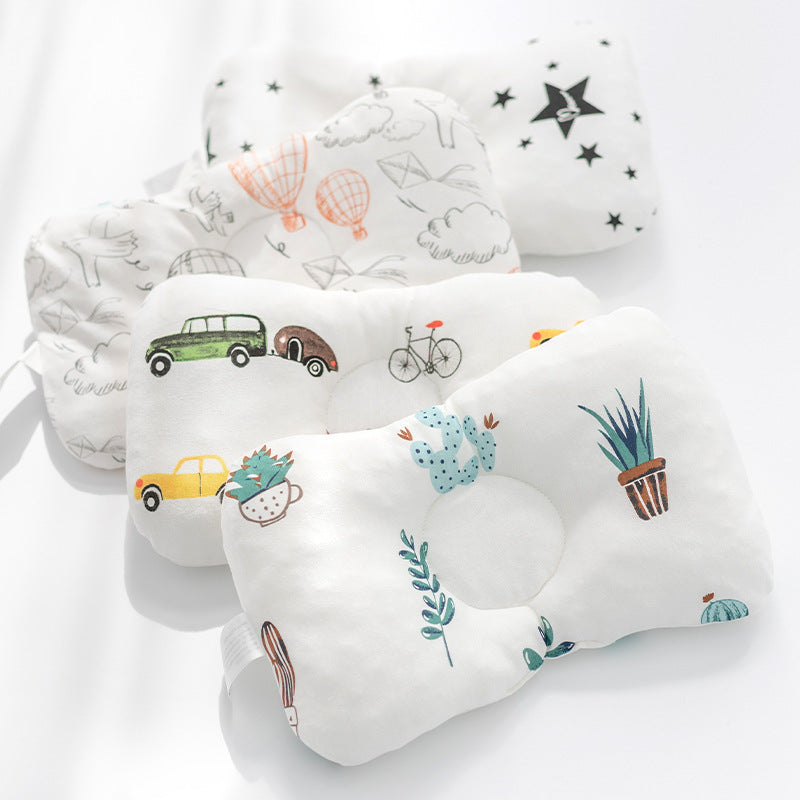 Newborn Infant Anti-Deviation Head Pillow - Baby Shaping Pillow 23x30cm