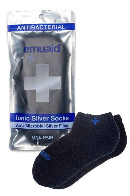 emuaid EMUAIDMAX Nail Fungus Kit - EMUAIDMAX Maximum Strength 2oz with Silver Ionic Socks Therapeutic Moisture Bar is suitable for Nail Fungus, Athlete’s Foot, Foot Ulcers, Cracked Heels.