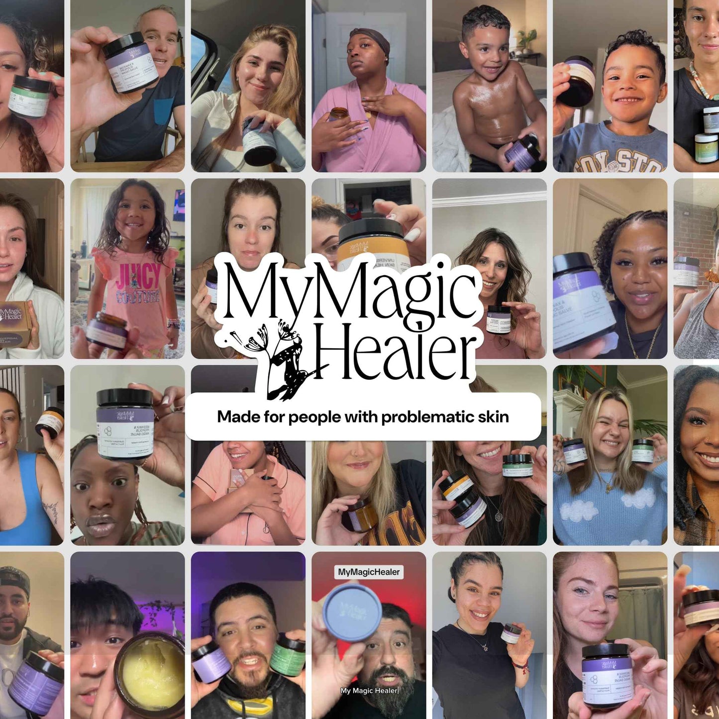 MyMagicHealer Comfort Flare Care | 1oz Collection of All-Natural Salves for Skin Flare-Ups Convenient Relief for Skin Flare-Ups, Acne, Boils, Muscle & Joint Discomfort – Perfect for Travel