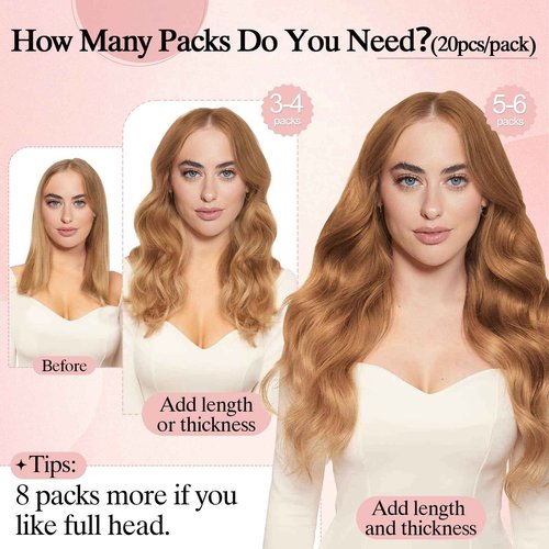 SEGO Double-Stitched Tape in Hair Extensions Human Hair Invisible Tape in Hair Extensions Long Straight Tape Hair Extensions for Women,20 Inch,#4 Chocalate Brown,20pcs 46g