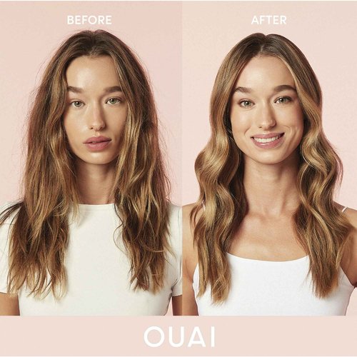 OUAI Anti Frizz Hair Treatment Bundle - Includes Anti Frizz Crème + Fine to Medium Treatment Masque (2 Count, 6 Oz/ 8 Oz)
