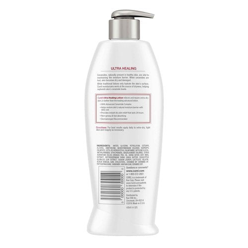 Curel Ultra Healing Intensive Lotion for Extra-Dry, Tight Skin, 20 Ounces (Pack of 4)