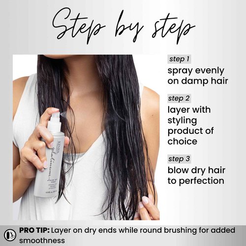 Kenra Professional Platinum Blow-Dry Spray | Time-Saving Heat Protectant | Detangles, Smooths, and Softens | Eliminates Frizz & Resists Humidity | Medium To Coarse Hair | 6.8 fl. oz. (2-Pack)