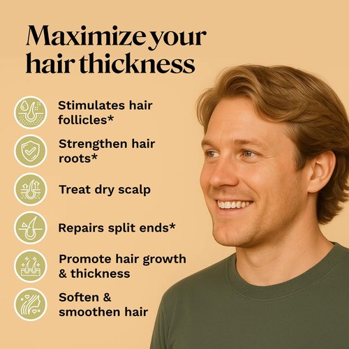 Keyoma Batana Oil for Hair Growth with Rosemary: Nourish & Detox Scalp for Thicker, Stronger, Longer Hair - 100% Organic Batana Oil from Honduras - Reduce Hair Loss (90 mL)