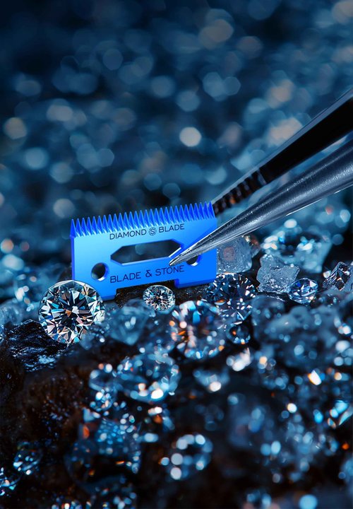 Blade & Stone™ Replacement Clipper Blade - Diamond-S™ Blade - Micro-Gap™ Technology - Graphene-X™ - Fits Blade & Stone™ Cordless Clippers and Most Popular Barber (Clutch Replacement Blade)
