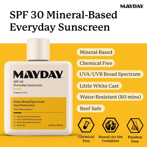 MAYDAY Back to School Bundle includes 3.4oz & 12oz Lice Treatment & Prevention Shampoo & Conditioner, 6oz Sunscreen, & 3.4oz Insect Repellent - Complete Protection for Lice, Insects, and Sun Exposure