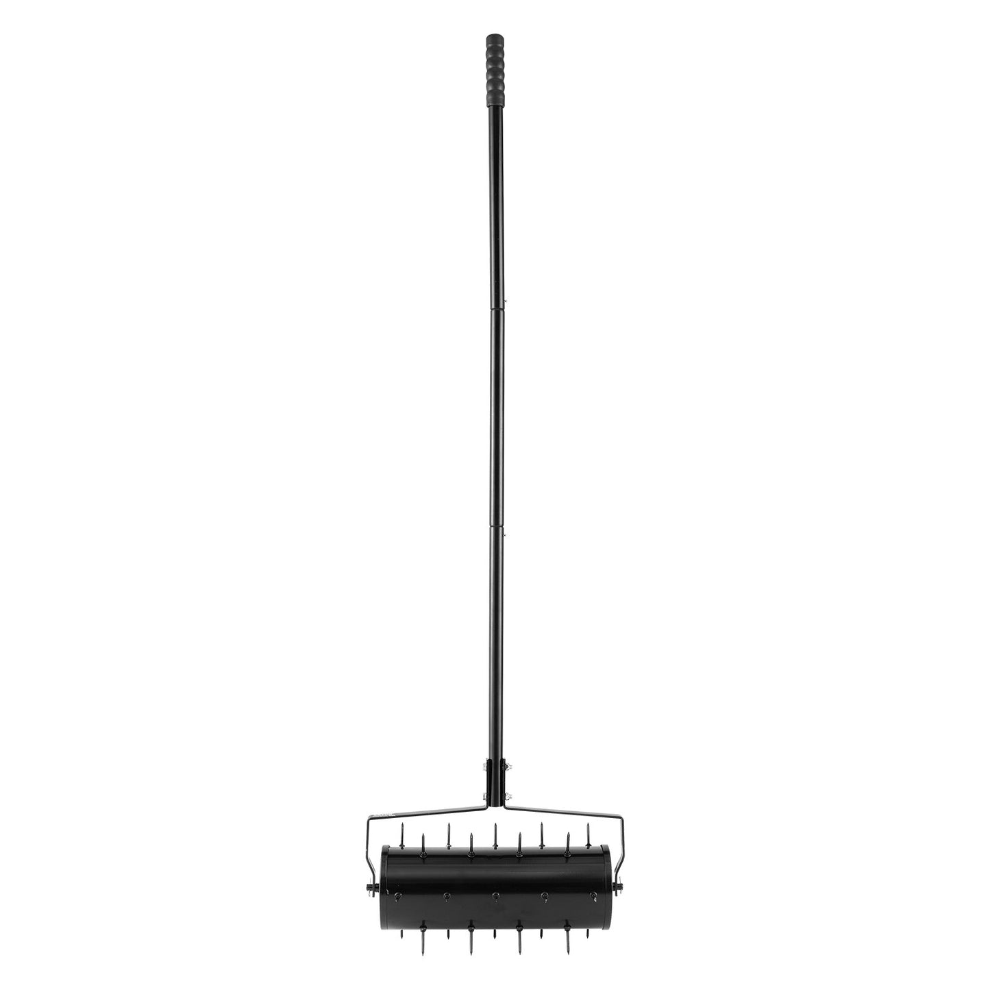 Heavy-Duty Manual Lawn Aerator with 27 Iron Spikes - 18-Inch Garden Tool