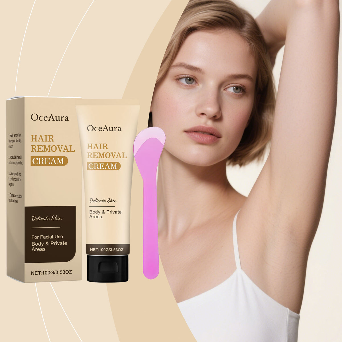 Moisturizing Hair Removal Cream - 100g
