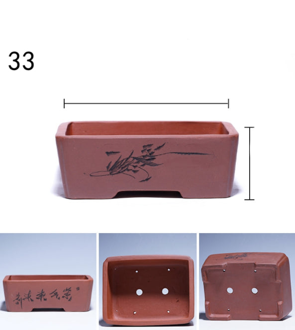 Purple Sand Flowerpot Tray for Yixing Pots - Garden & Home Storage