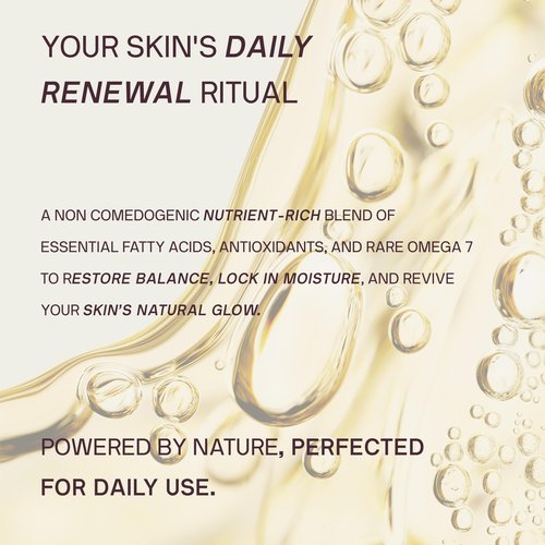 Dermaclara Daily Restorative Oil - Face Oil for Women & Men with Jojoba Oil, Hydrating and Anti Aging with Nourishing Superfoods, Overnight Moisture for Youthful Glow - 30 ml