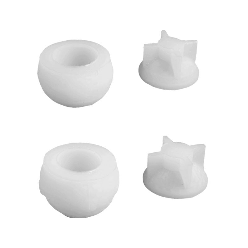 Silicone DIY Snowflake & Berry Pattern Storage Box Mold for Crafts