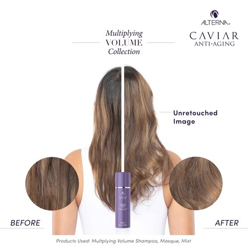 Alterna CAVIAR Anti-Aging Multiplying Volume Masque 5 Fl Oz | Lightweight Hydrating Hair Volumizer Mask for Fine, Thin, Limp or Flat Hair | Adds Shine & Body | Strengthens, Detangles & Boosts Fullness