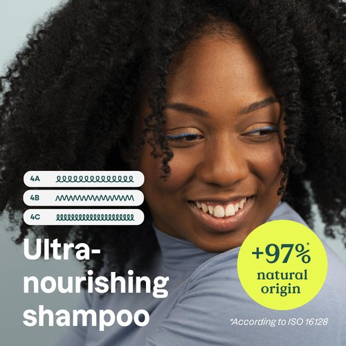ATTITUDE Ultra-Nourishing Shampoo for Curly Hair 4a – 4c with Shea Butter, Vegan, Naturally Derived Ingredients, Deeply Nourishes, 16 Fl Oz (Pack of 6)