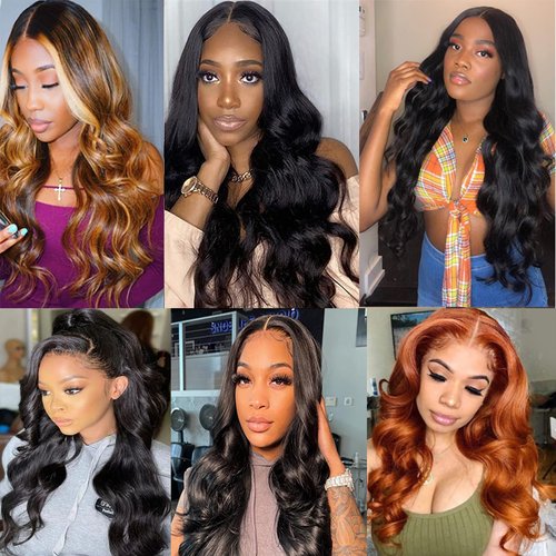 DaiMer Brazilian Body Wave Virgin Hair Weave 3 Bundles 16 18 20 inches Body Wave Human Hair Extensions Unprocessed Hair Weft