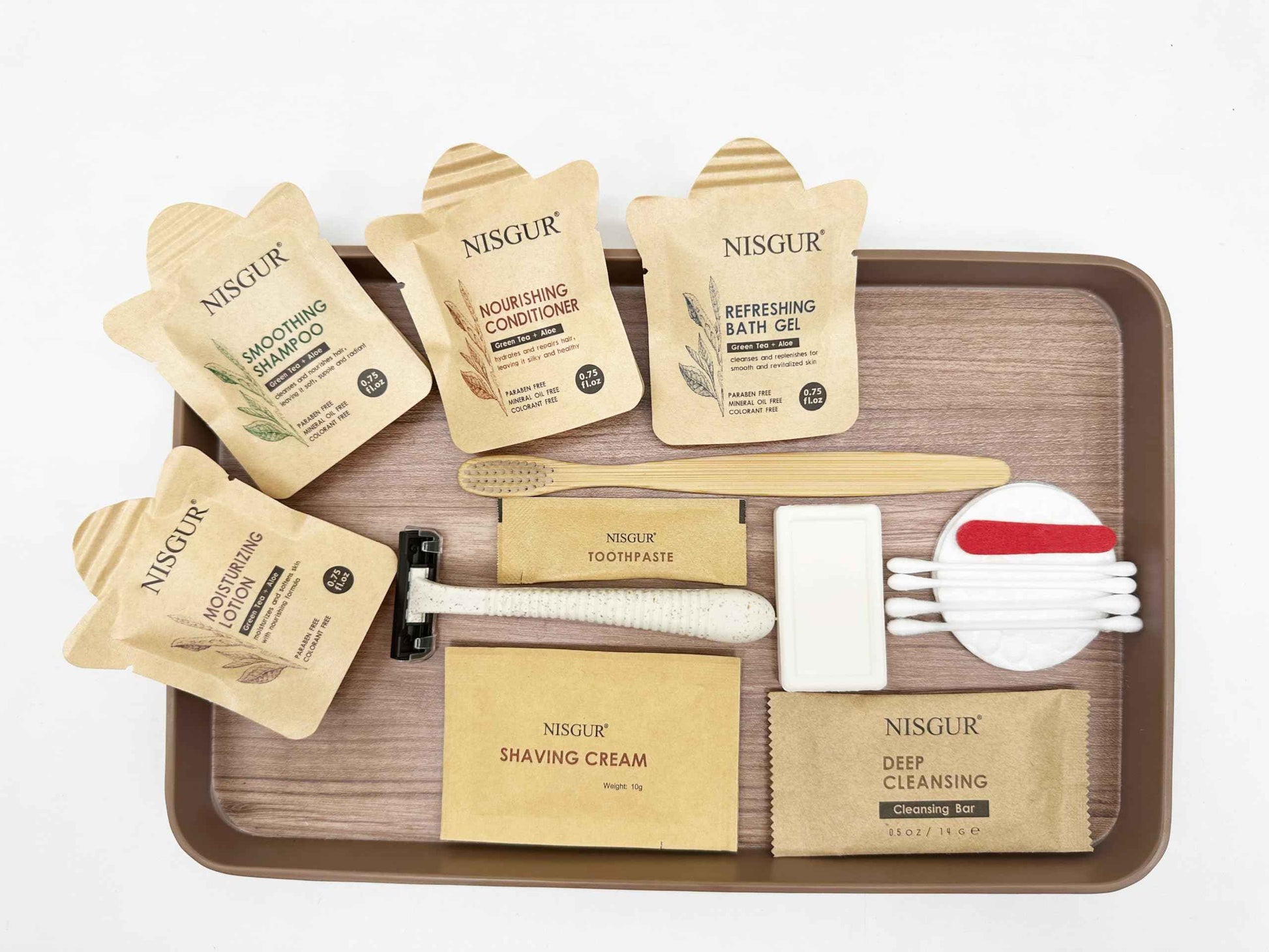 NISGUR Hotel Soap Bars Bulk Pack of 200 Travel Size Bar Soap Kraft Paper Individually Wrapped Hotel Supplies and Toiletries for Guests