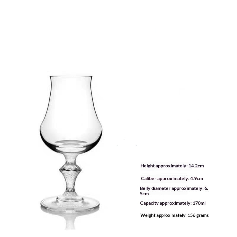 King Whiskey Glass 170ml - Retro Light Luxury Tasting Snifter
