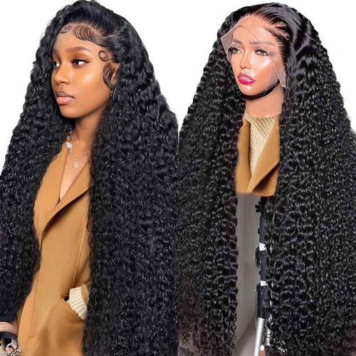 Noxlouis 20 Inch Deep Wave Lace Front Wigs Human Hair Wig for Woman 13x4 Hd Deep Curly Lace Frontal Wig Pre Plucked With Baby Hair