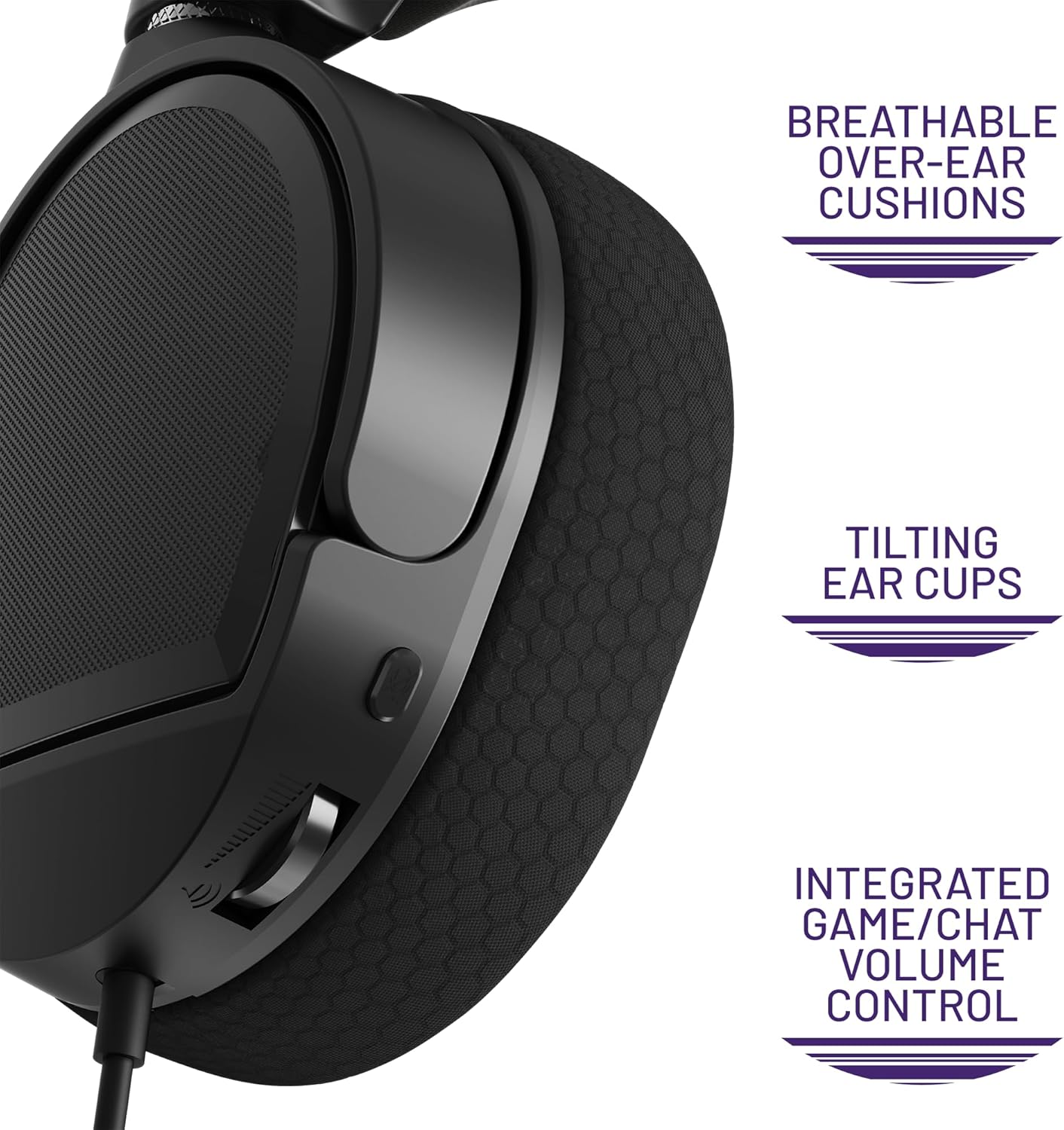 4Gamers Eclipse Premium Gaming Headset Compatible with Xbox, PS4/PS5, Switch, PC - Black