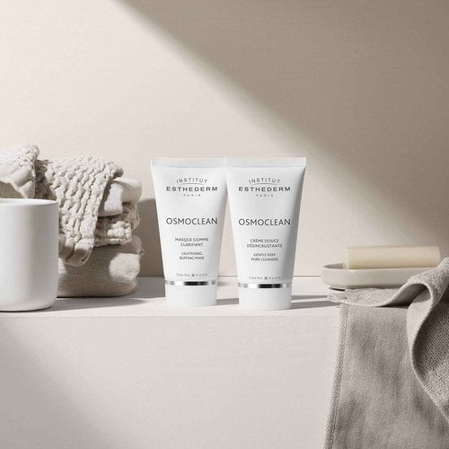 Esthederm - Osmoclean Lightening Buffing Mask - Face, Neck and Décolleté - Rich Cream Mask - All Skin Types