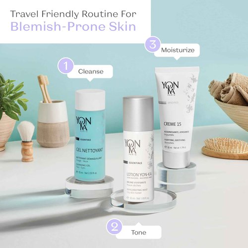 Yon-Ka Specifics Creme 15 | Balancing Face Cream with Chamomile & Botanicals | Purifying Skincare for Blemish-Prone or Oily Skin | Paraben-Free | 1.74 oz