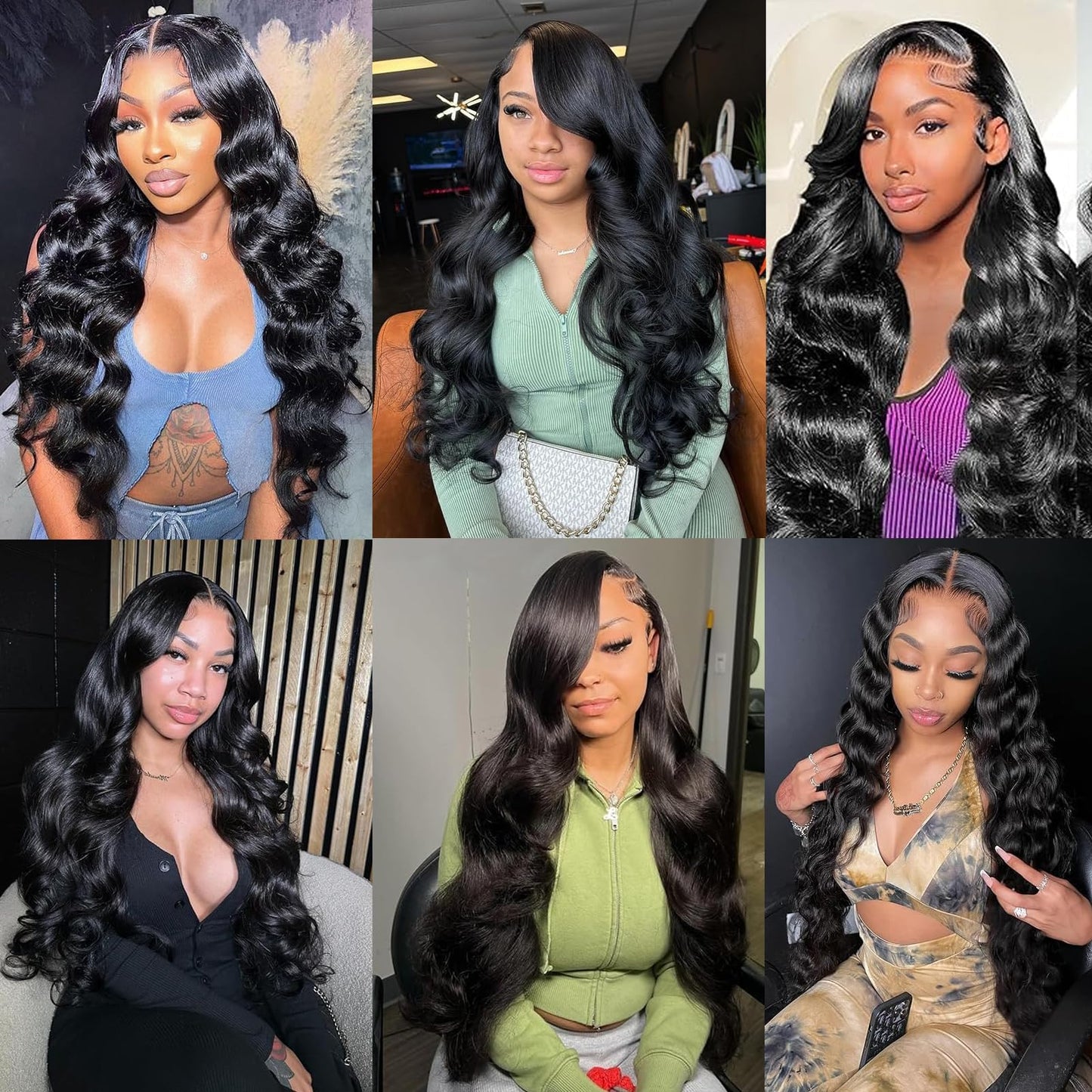 12A Body Wave Bundles Human Hair 14 16 18 20 Inch 100% Unprocessed Brazilian Virgin Remy Hair Weave 4 Bundles Quick Weave Hair Bundles Natural Black Color