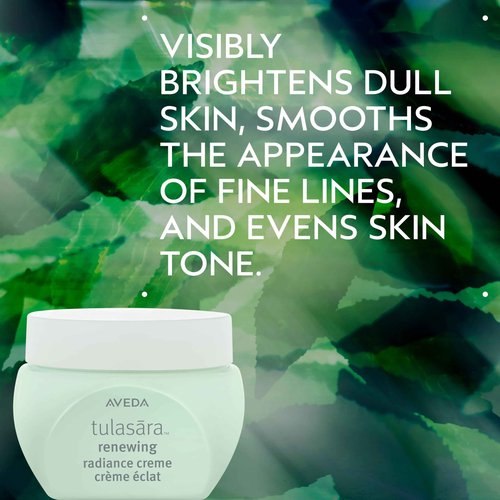 Aveda Tulasara Renewing Radiance Creme | Brightening Face Cream with Vitamin C | Visibly Smooths Fine Lines | 97% Naturally Derived*, 1.7 Fl Oz