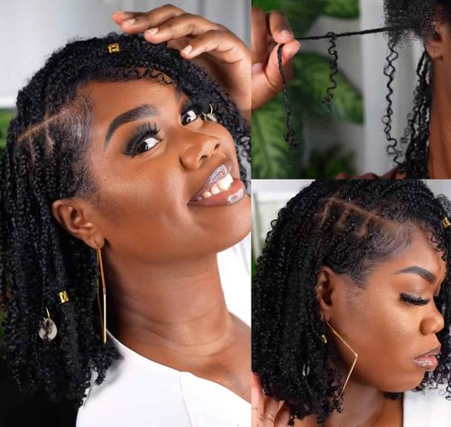 Afro Kinky Bulk Human Braiding Hair 100% Unprocessed Brazilian Virgin Human Hair Extensions Micro Kinky Curly Braids Hair Braids Double Drown Full End Bulk Hair 14 Inch 100g (Pack of 1)