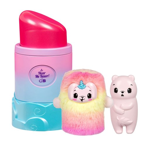 Pikmi Pops Cheeki Boutique Surprise Pack - 1pc Collectible Scented Shimmer Lip Gloss Plush Toy in Lipstick with Surprises