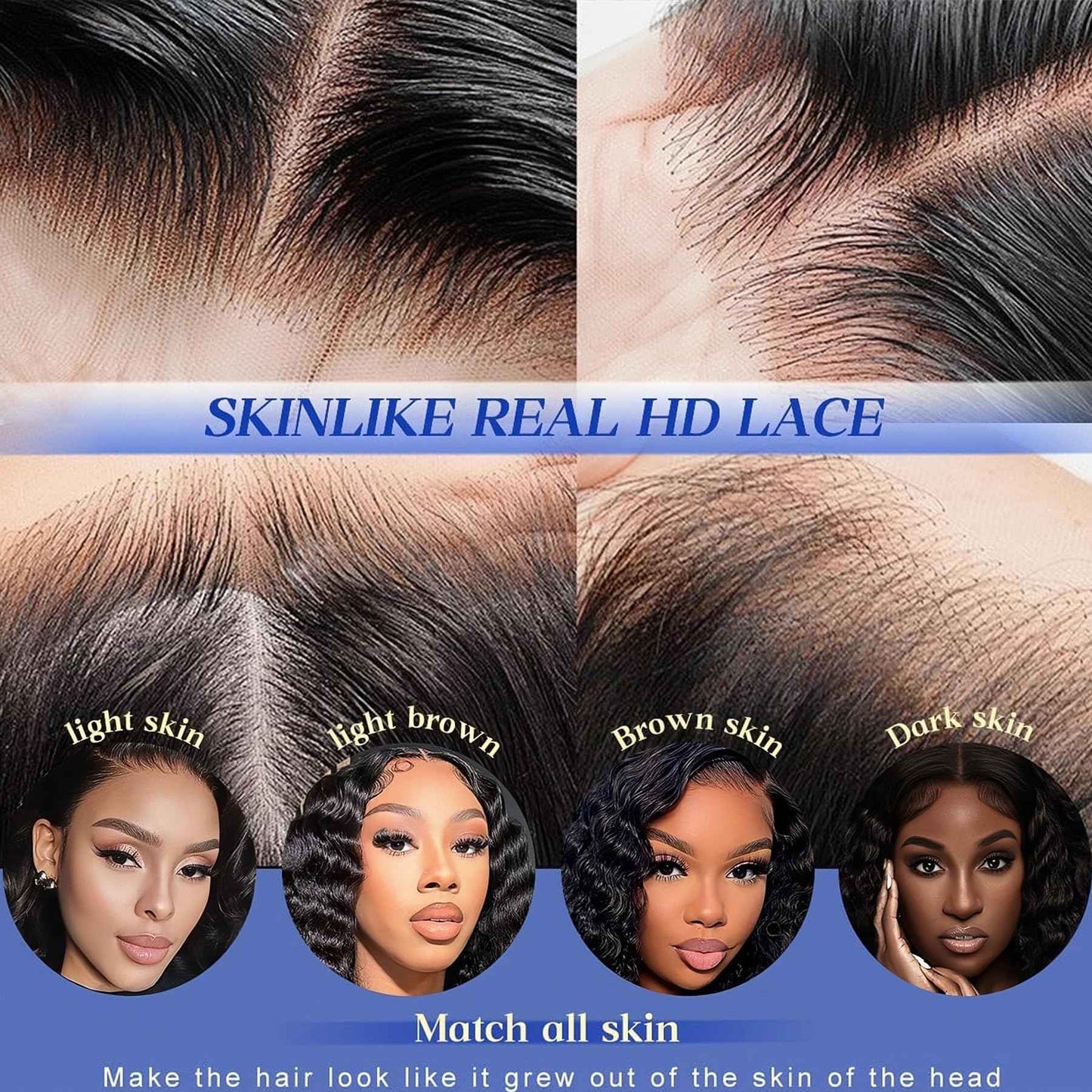 30 Inch Water Wave Lace Front Wigs Human Hair 200% Density Pre Plucked 13x6 HD Transparent Lace Frontal Wigs Human Hair For Women Deep Curly Glueless human hair wig (Black, 30 Inch)