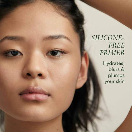 Kat Burki Silk Protein Primer with Botanical Hyaluronic Acid, Irish Sea Moss & Silk Amino Proteins, Hydrates, Smooths & Protects Skin, Silicone-Free, 1 Fl Oz