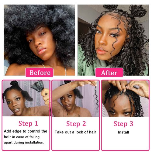 Human Braiding Hair for Boho Braids Highlight Deep Wave Bulk Human Hair for Braiding 22 Inch 2 Bundles 100G P430 Brazilian Wet and Wavy Curly Ombre Human Hair Braiding Hair Extensions No Weft Bundles
