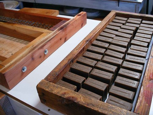 Kreamy Soaps Premium Hand Crafted Wholesome Pine Tar Olive Bars - 12 Pack