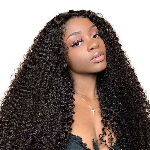 PIDIAUE 12A Kinky Curly Bundles Human Hair Brazilian Jerry Curl Hair Bundles Weave 22 24 26 inch Real Remy Hair 3 Bundles Virgin Hair Bundles Extensions Natural Color