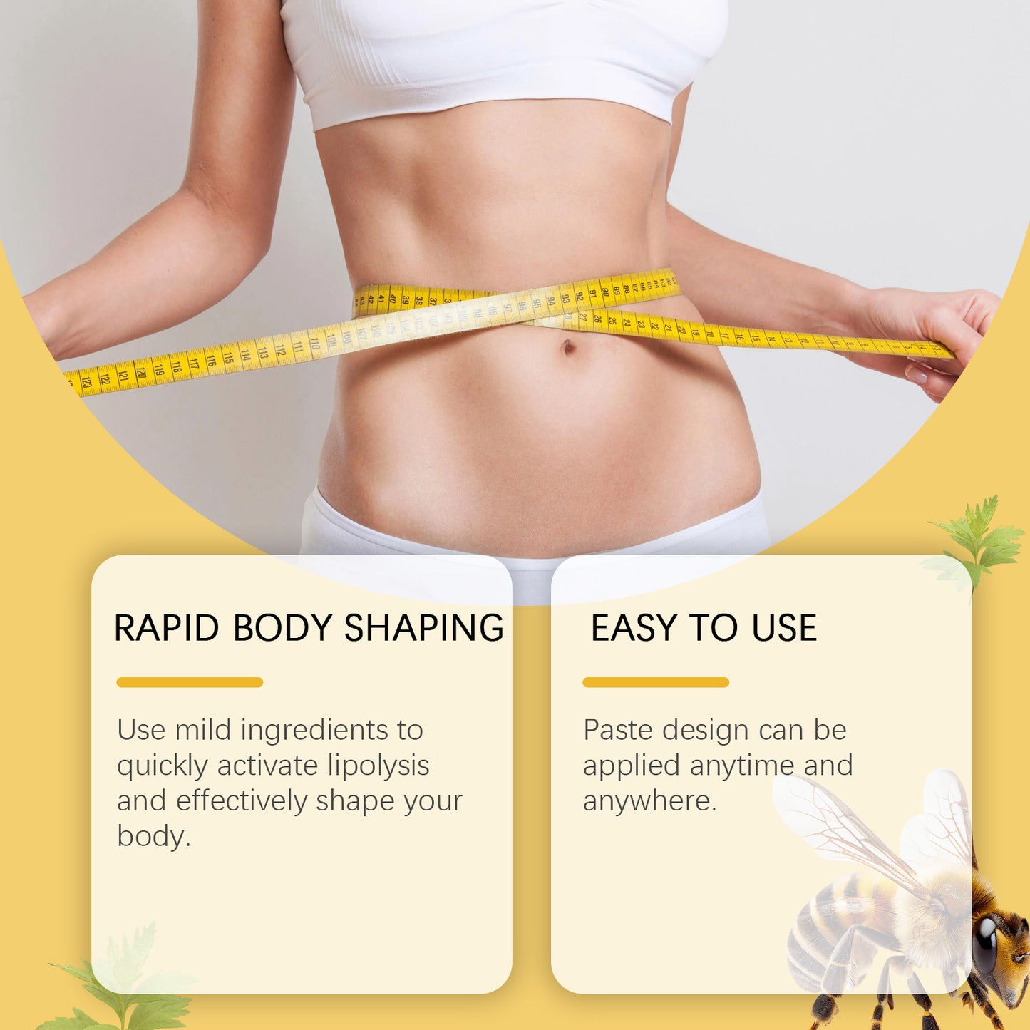 Bee Venom Body Shaping Cream - Herbal Moisturizing Skin Care Lotion