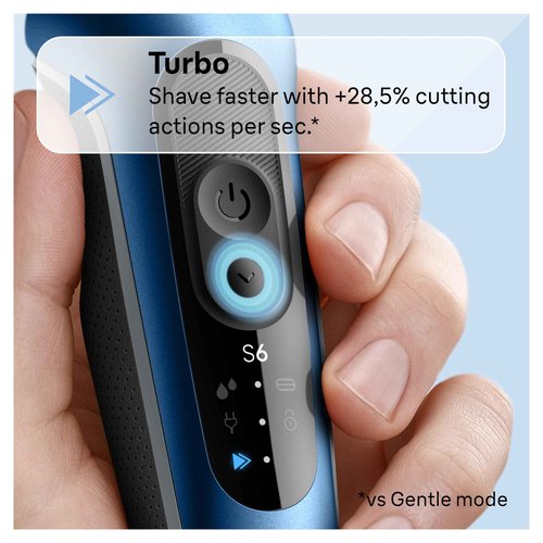 Braun Electric Shaver for Men, Series 6 6172cc, Wet & Dry Shave, Shaving Kit with SmartCare Center and Precision Trimmer