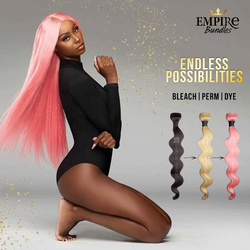 Sensationnel Empire bundles- body wave 10a tangle shed free human hair for weaving and sew in styles - 1 pack (24 inch, NATURAL/BLACK)