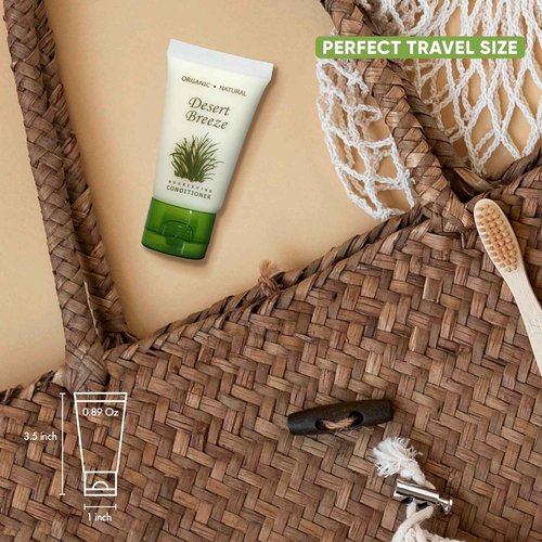 Desert Breeze Conditioner, Travel Size Hotel Toiletries, 1 oz Flip Cap (Case of 300)