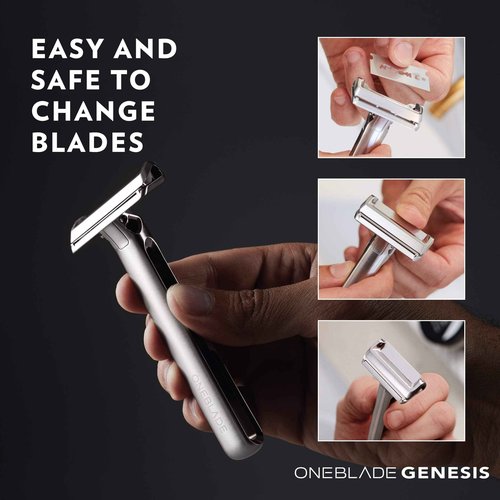 90 Feather FHS-10 Japanese Steel Razor Blades - Refill for OneBlade Core, Hybrid, & Genesis Razors - Single Blade Razor