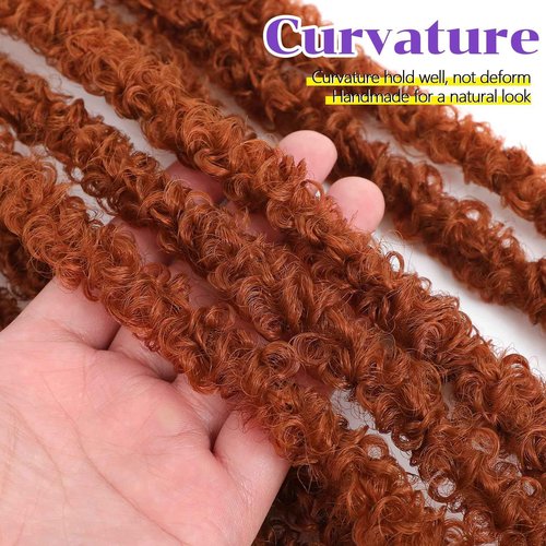 Forevery Butterfly Locs Crochet Hair 30 Inch Distressed Locs Crochet Hair for Black Women Fairy Butterfly Crochet Locs (30 Inch-6 Packs-30#)