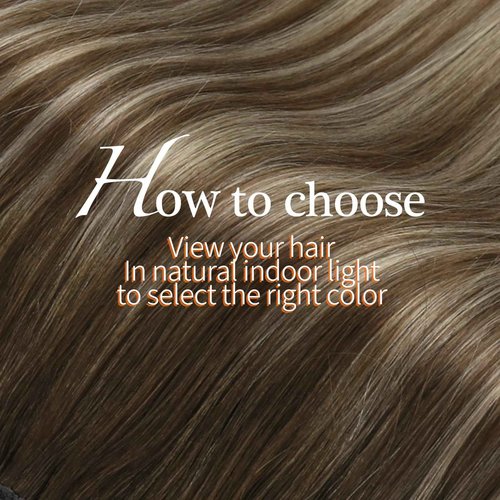 Full Shine Invisible Wire Hair Extensions Brown Ombre Hair Extensions Clip In Human Hair One Piece Hair Clip In Extensions 18 Inch 80G One Piece Human Hair Extensions Fish Line Extensions