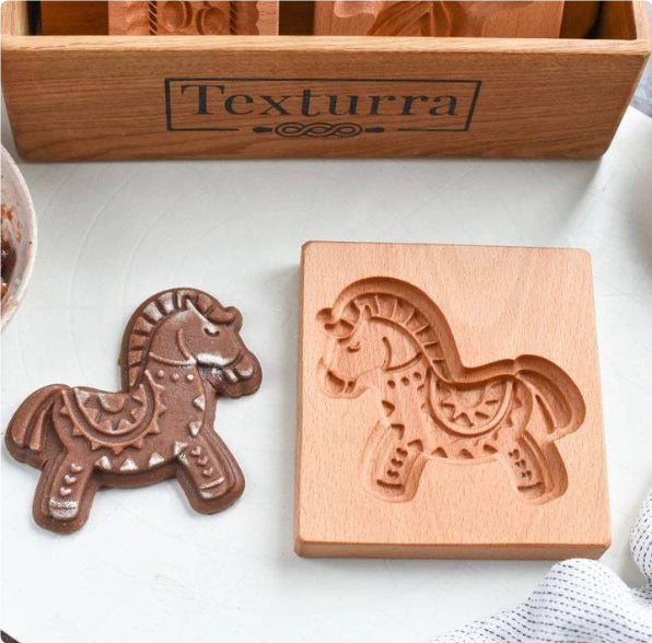 Cookie Cutter & Stamp Set for Baking - Provance Rose Style, Multiple Variants