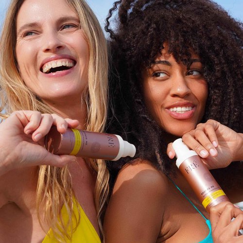 FRÉ BRONZE ME SPF 50, Tinted Mineral Sunscreen for Body & Face with Vitamin C and Niacinamide, Broad Spectrum UVA Protection, Water Resistant, Vegan, Reef Safe, Sun Kissed Tan Glow, 3.38 fl. oz.