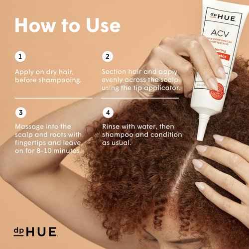dpHUE ACV Daily Scalp Serum (1.7 fl oz) + ACV Exfoliating Scalp Detox (4 oz) - Helps Soothe Dry Scalps & Activate Healthy Hair Growth