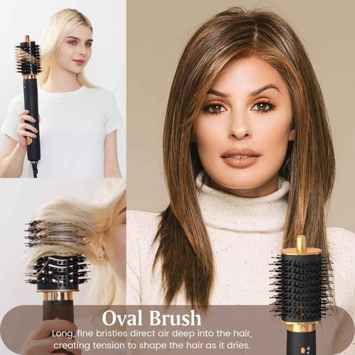 Air Styler 5-in-1 Hair Dryer Brush – 110,000RPM High-Speed Motor, Auto Curl, Volumizer, Diffuser & Nozzle for All Hair Types