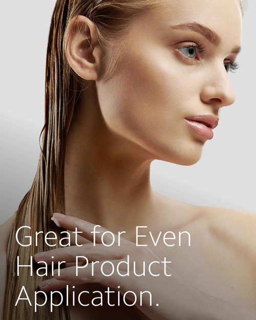 Ibiza Hair Professional Wave Detangling Comb (Gold), Wide Spaced Teeth Preserve Curl & Definition, Pain Free Hair Accessories for Women & Girls, Durable & Heat Resistant for Everyday Use