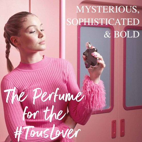 TOUS Love Me The Onyx Parfum for Women. Floral, Fruity, Oriental Long-Lasting Perfume with Notes of Black Orchid, Vanilla, Peony and Sandalwood. Elegant Fragrance for Daily Wear, 3 Fl Oz