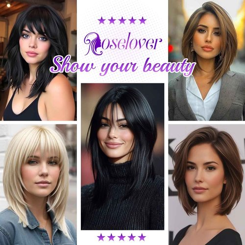 ROSELOVER Hair Topper for Women,12 Inch Real Human Hair Clip-In,4.5x5 Inch Mono Base with Non-Slip Clips,Light Brown(4#)