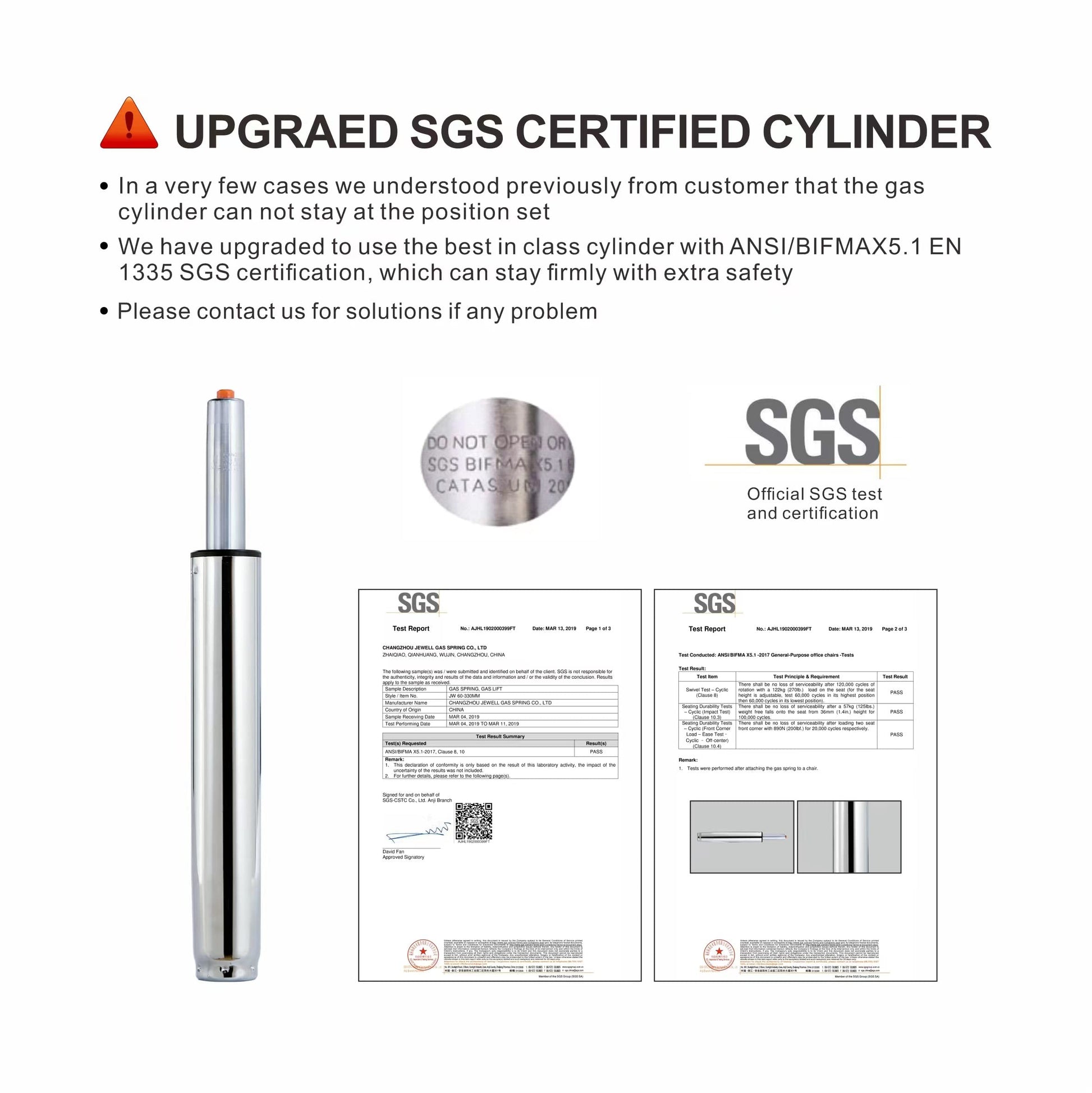 Grace&Grace Height Adjustable Rolling Swivel Stool with Extra Thick Seat for for Salon, Studio, Shop, Kitchen,Dental,Heavy Duty Medical Stool with Wheels