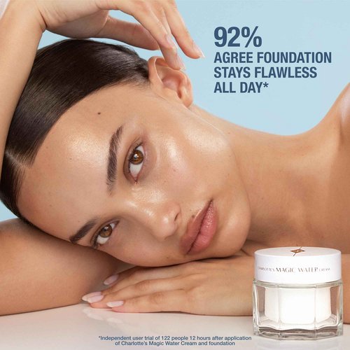 Charlotte Tilbury Magic Water Face Cream - Lightweight, Dewy Gel Moisturizer for Sensitive Skin - Infused with Niacinamide & Biopeptide Complex to Help Improve Appearance of Fine Lines (30ml)