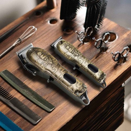 Karrte Upgraded Men’s Grooming Kit Professional Hair Clippers and Shaver for Men,Electric Razor and Nose Trimmer Set,Gifts for Men